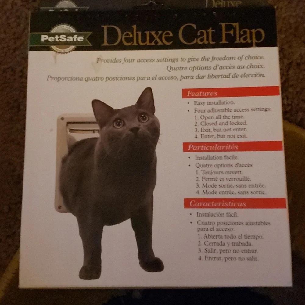 Cat door flap